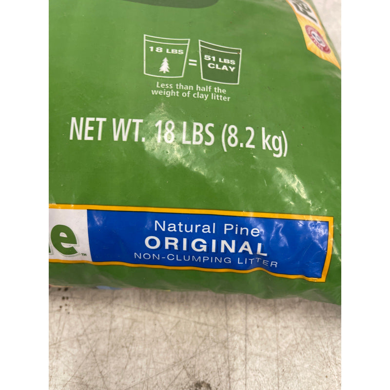 Feline Pine Platinum Non-Clumping Cat Litter Lightweight Unscented - 18lb.
