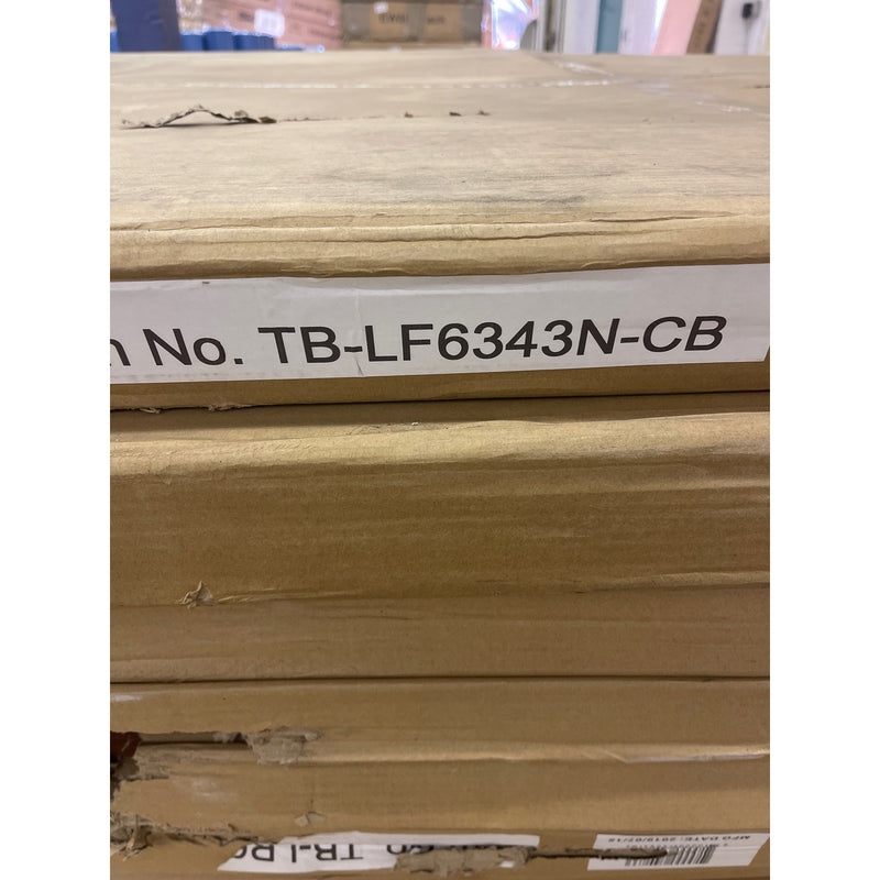Flexispot Desk Top Only No Frame, L-shaped 1-Piece, 63" x 43" x 1" Brown