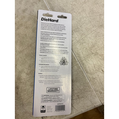 DieHard 1/4" & 3/8" Drive AntiSlip Socket Set Metric 20 Piece Hand Tool DHP55313