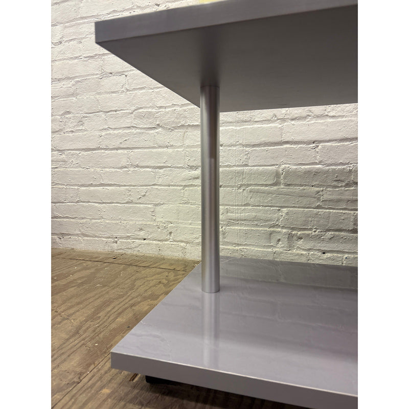 Coffee Table 39.5 L x 20 H x 20 W Inches, TV Stand, Living Room Furniture Gray