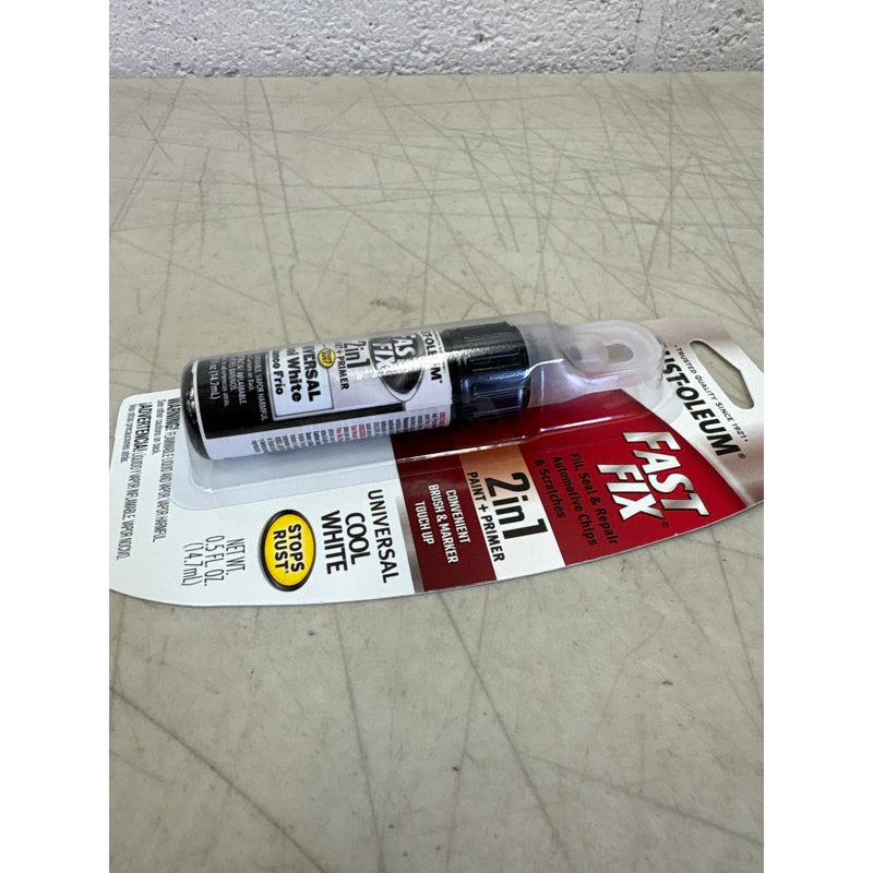 Rust-Oleum Stops Rust Fast Fix Universal Cool White Touch Up Brush/Marker, .5 oz