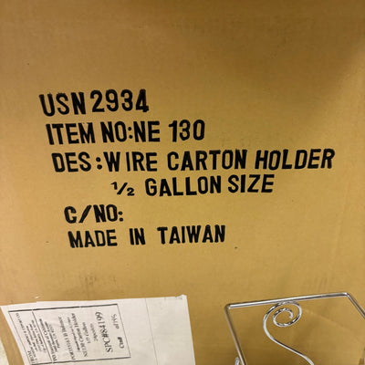 PACK-OF-24  1/2 Gallon Milk Carton Holder Easy Grip Holder Makes Pouring Easy