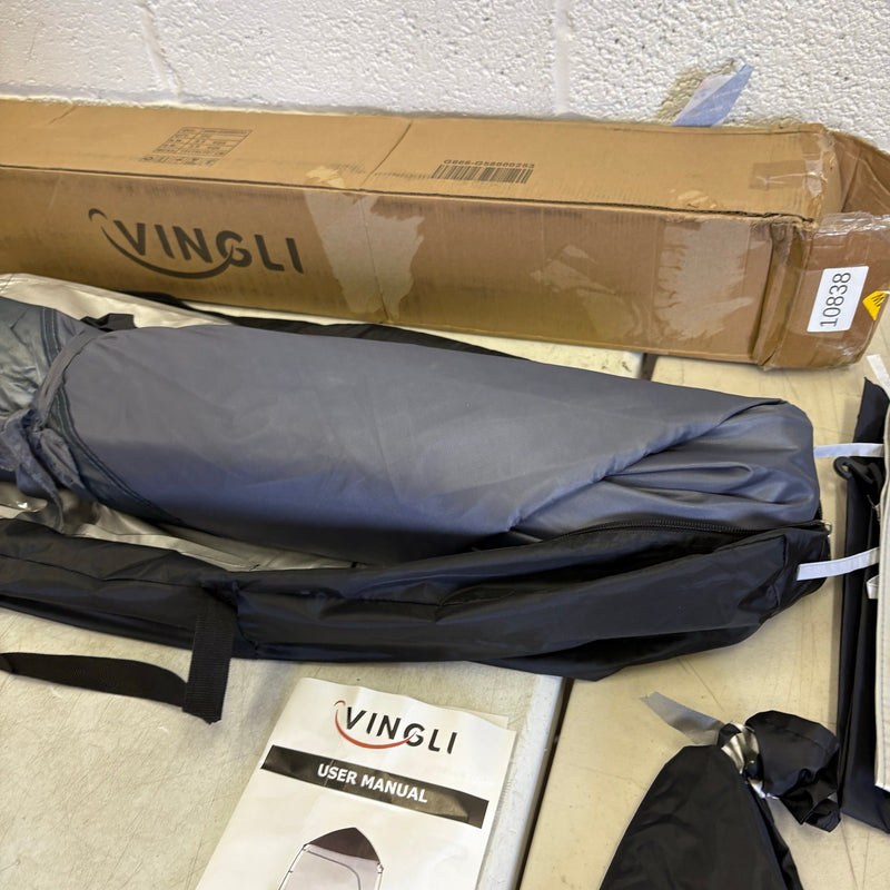 VINGLI 6.8FT Outdoor Shower Tent Changing Room Portable Camping Shelters