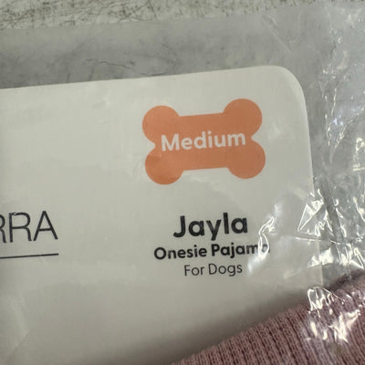 Koolaburra UGG Pet Jayla 1-Pc Pajama Sweater Dog 15-16"Collar Pink Plaid Medium