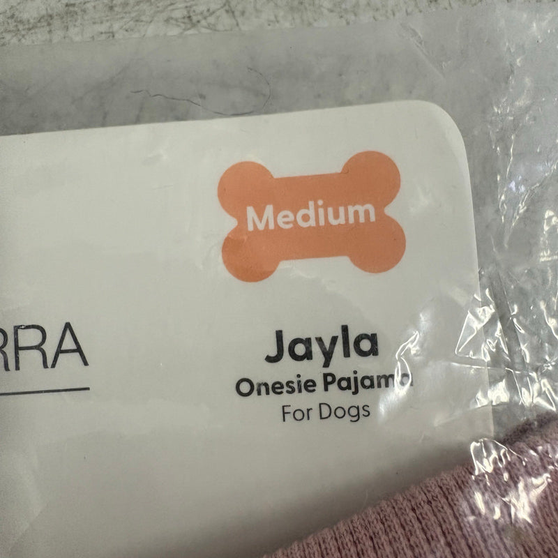 Koolaburra UGG Pet Jayla 1-Pc Pajama Sweater Dog 15-16"Collar Pink Plaid Medium