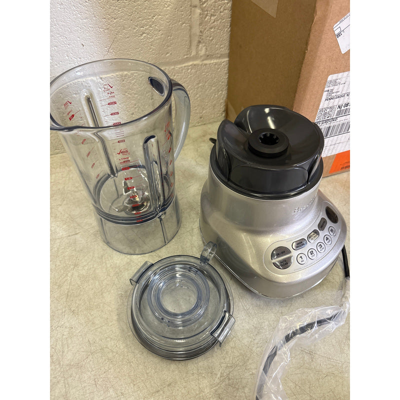 Breville Fresh and Furious Blender, Silver 5 Speed LCD Display REMANUFACTURED
