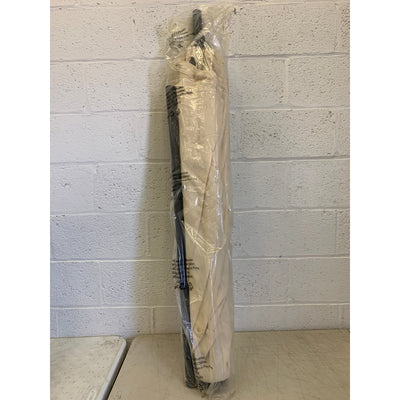 Uumbri Patio Umbrella with Pole, Cream/Tan 7.5Ft  Backyard Pool Patio Shade
