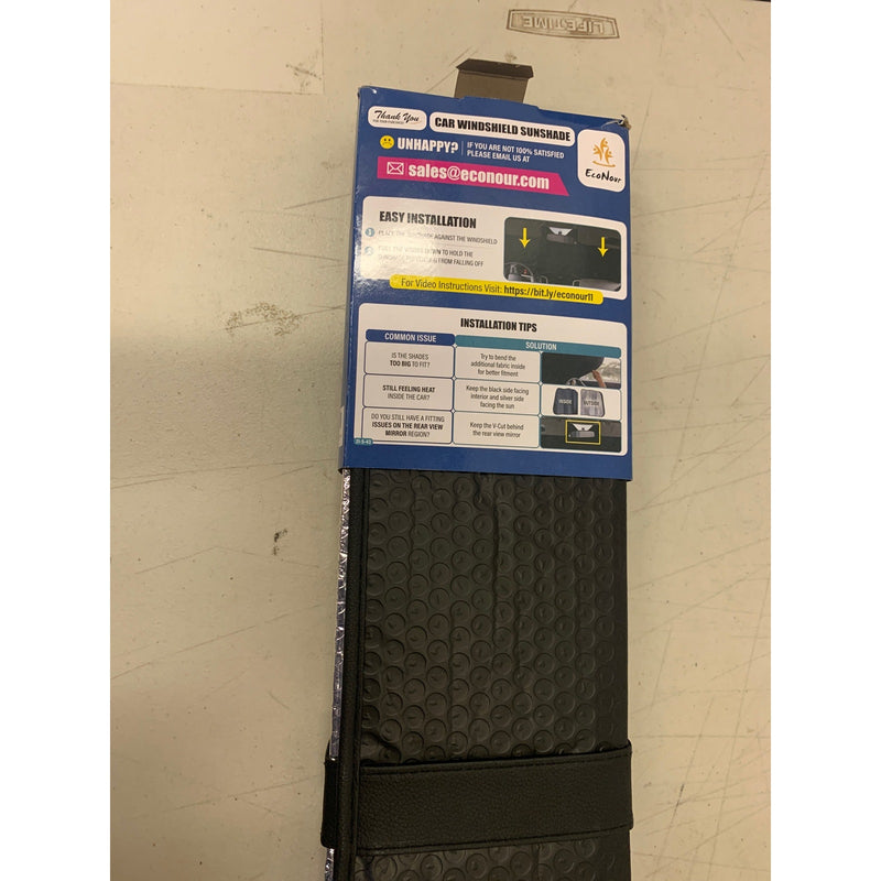 EcoNour Accordion Car Windshield Sun Shade | Car Sun Visor to Protect Harmful Uv