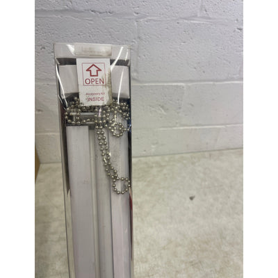 GENIMO Zebra Blinds Dual Layer Roller Window Shades 54" x 72" - White