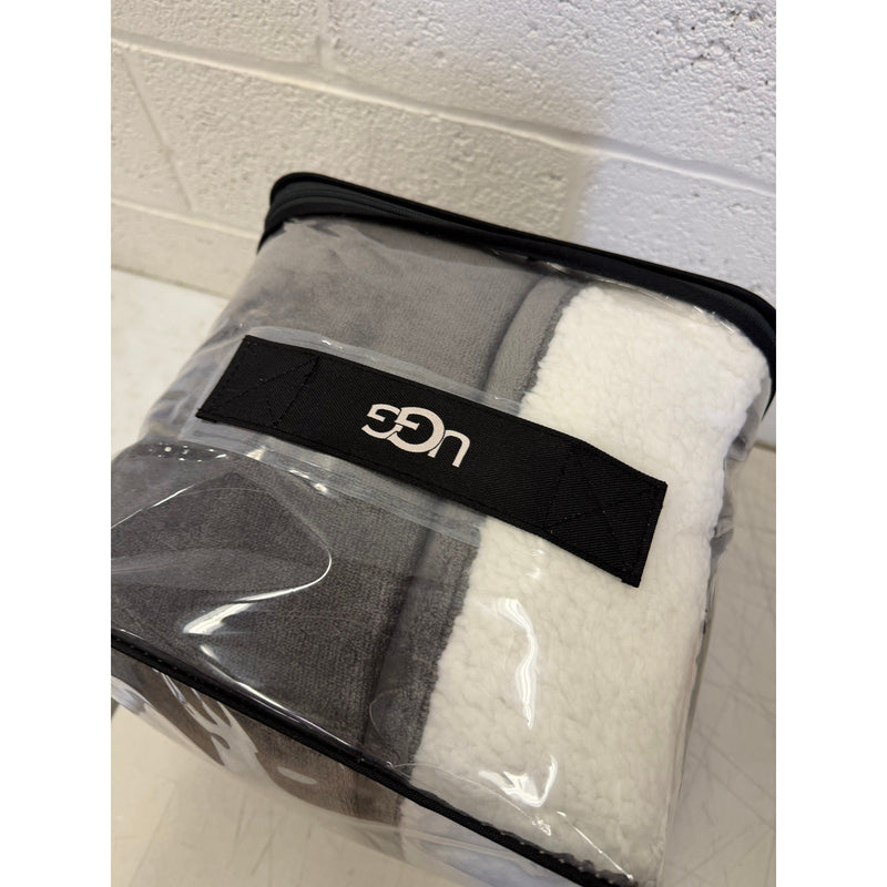 UGG Avalon Full/Queen Reversible Blanket (90in x 90in) - Metal Grey