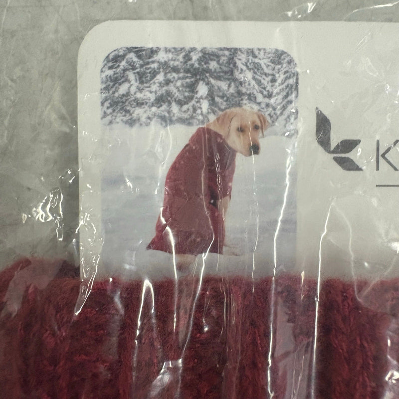 Koolaburra by UGG Pet Oliver Sweater, Dog Jacket, 12-13" Collar, Red - Small