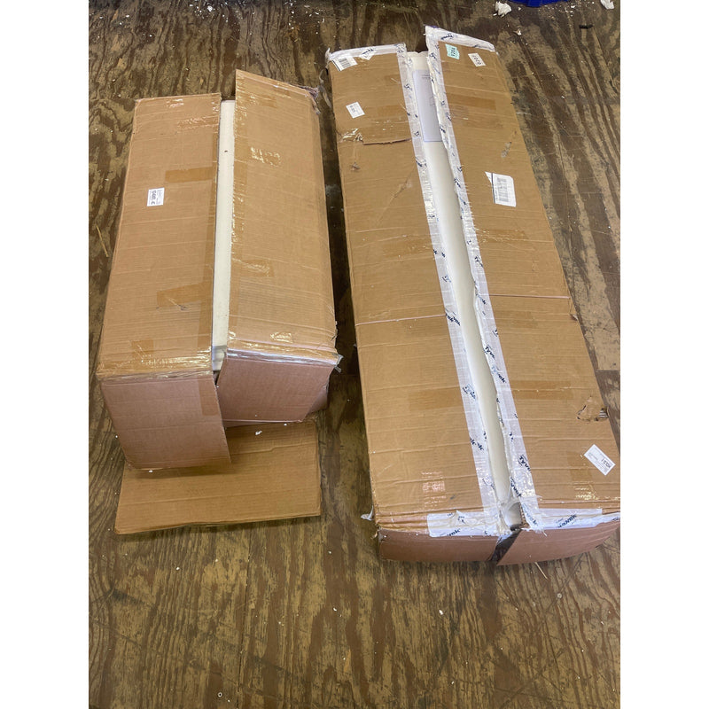 Escritorio ejecutivo Tribesigns de 85.8" en forma de L, escritorio para computadora con cajones para archivar