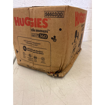 104-Count Huggies Size-6 Baby Diapers, Little Movers HuggFit 360° Waistband