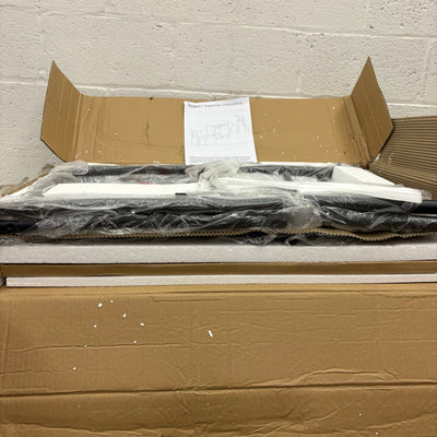 Vingli 3-Piece Dining Set Wooden Table and 2-Chairs w Wine Rack - Black Walnut