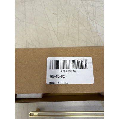 Goo-Ki 6-Pack 7-1/2" Hole Center Cabinet Pulls Light Brushed Brass, Hardware