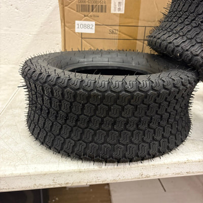 2-PACK Million Parts 16x6.50-8 Turf Tires 4 Ply for Garden Tractor Lawn Mower