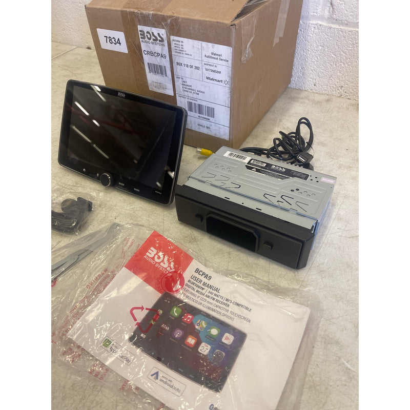 BOSS Audio Systems BCPA9 9” Touchscreen CarPlay Android Bluetooth