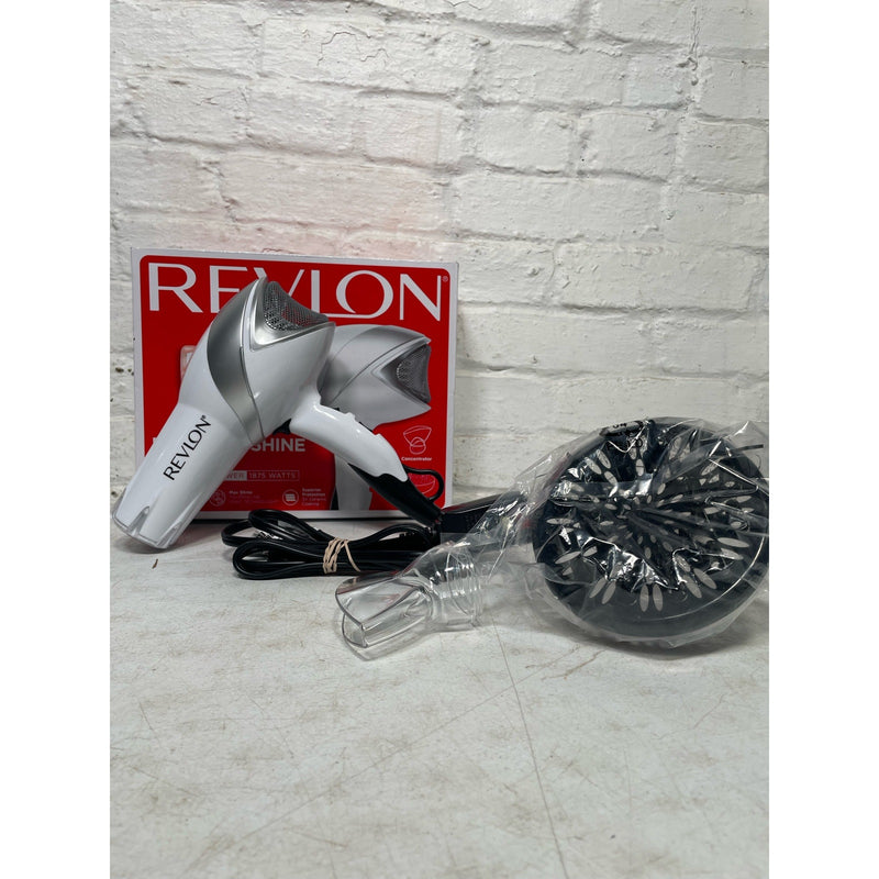 Revlon 1875W Damage Protection Infrared Hair Dryer with Hair Clips, 2 Speeds