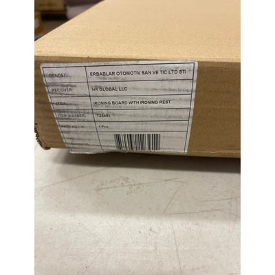 Tidy Zebra Ironing Board w 4 Layered Cover & Pad, 43"L x 14"W x 36"H Height Adjustable