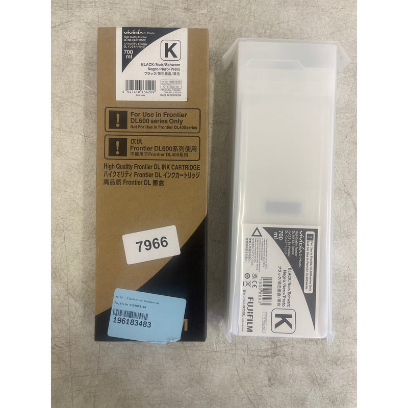 SEALED FujiFilm 16091013 Black Ink 700ml C13T652110