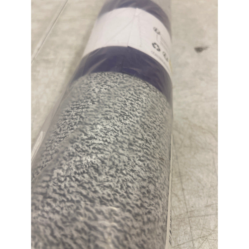 Set-of-2 DEXI Kitchen Rugs and Floor Mats Non Slip Washable 17"x30"+17"x60" Grey