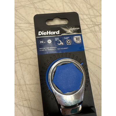 DieHard 22mm Ratcheting Wrench for Precise Automotive Work, 12 Point - DHP55029