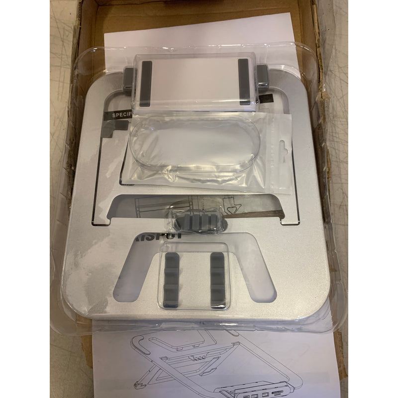 FLEXISPOT Portable Laptop Stand Docking Station w HDMI, USB and SD Ports TD1S-US