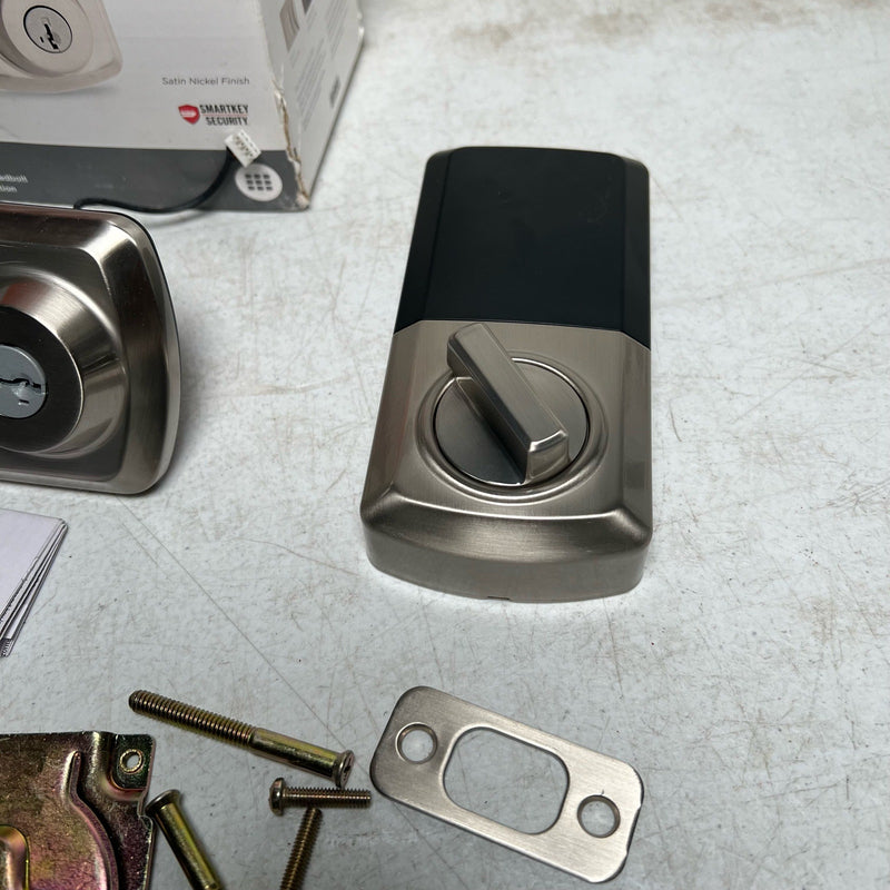 Kwikset Powerbolt 250 Electronic Deadbolt Keypad, Satin Nickel, Missing Hardware