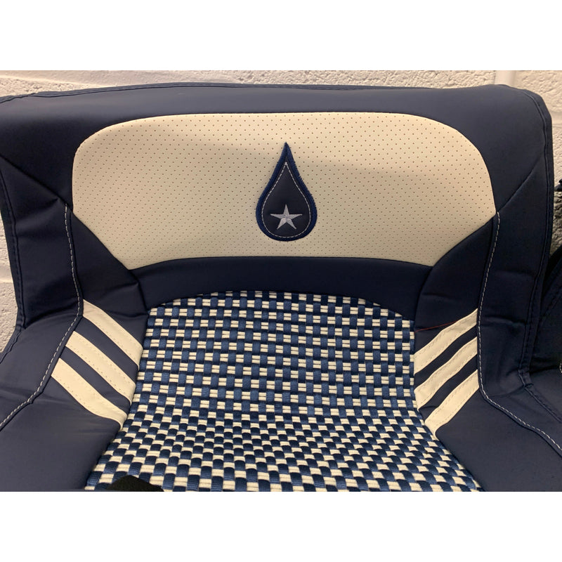 The Cushion World Car Seat Cushion Covers Navy & Cream Checkered, Universal Fit