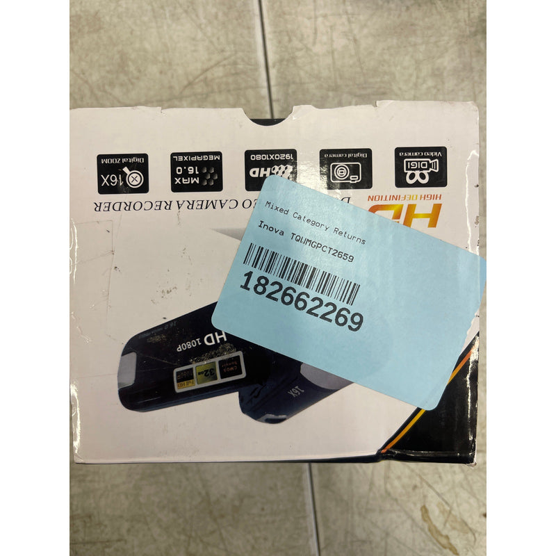 iNOVA HD Digital Camcorder 2.7in Camera Recorder 270° Rotation 16X Zoom - RED