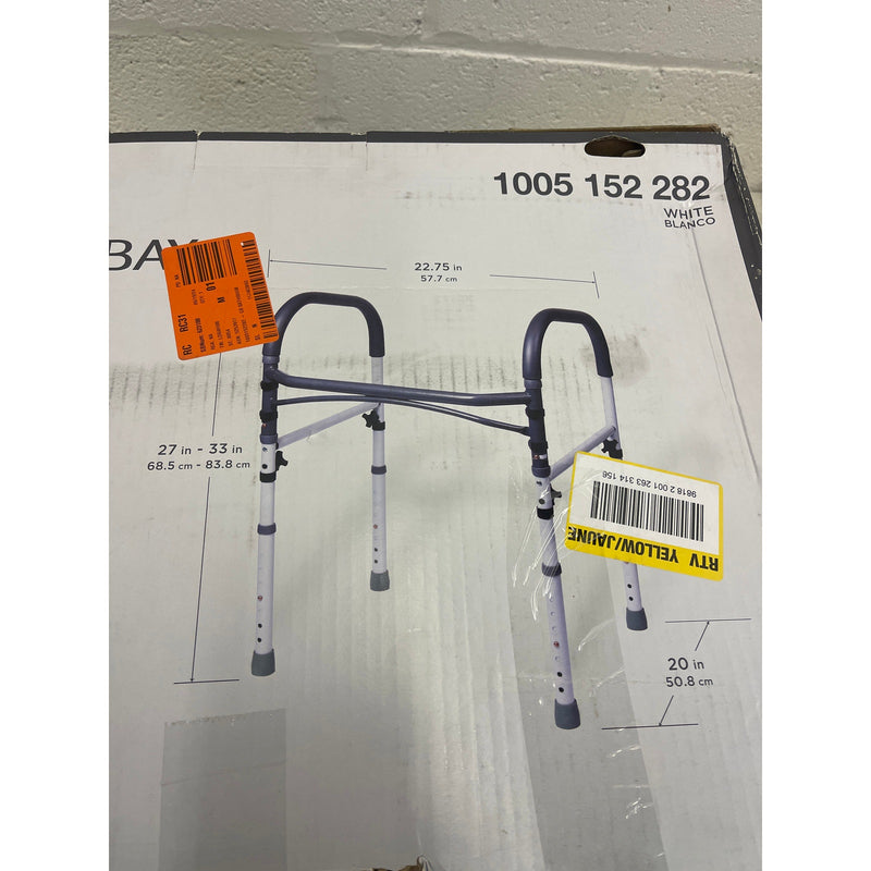 Glacier Bay Bathroom Support Safety Rail, 23" Wide, 27"-33" Tall FGB369GB