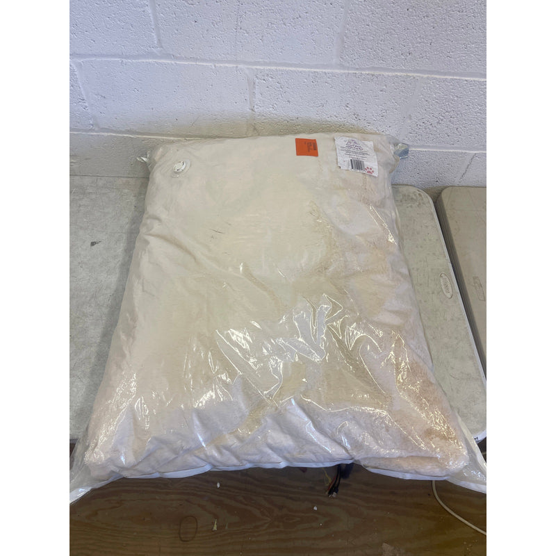 Lilly Paws Luxury Plush Comfy Dog Bed FauxFur Large 36 x 27 x 10 in Cream& Black