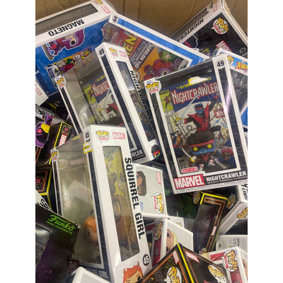 Pallet-of-400 FUNKO POPS, BIG & SMALL, Star Wars, Marvel, WWE, Justice League, Avengers - POP!