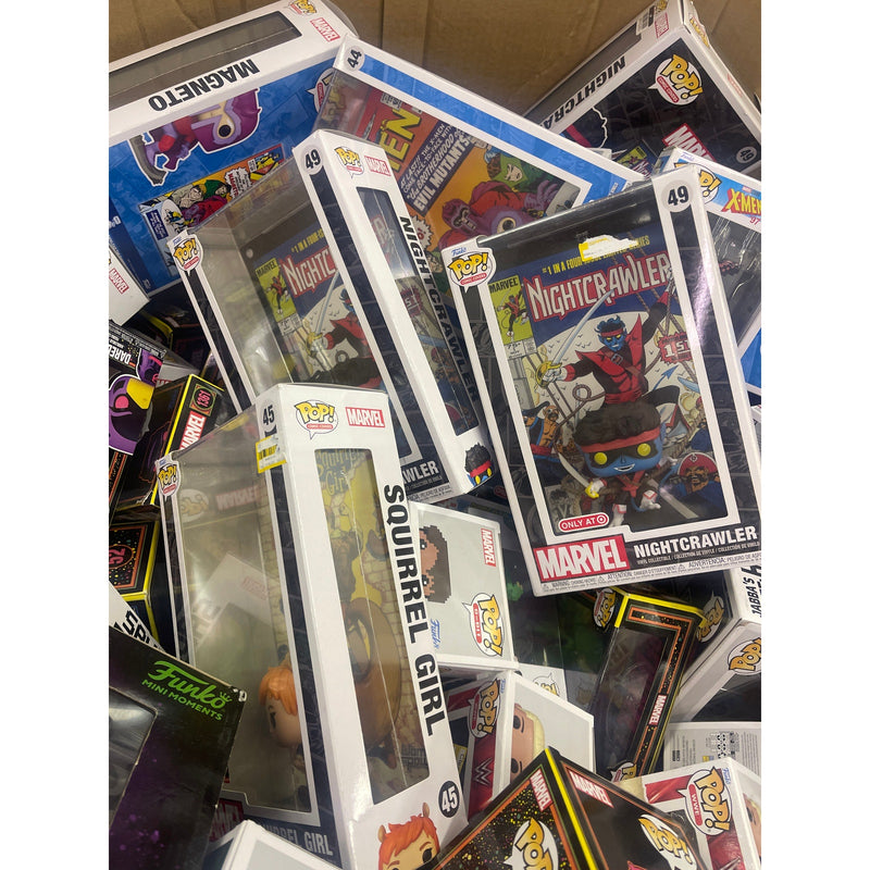 Pallet-of-400 FUNKO POPS, BIG & SMALL, Star Wars, Marvel, WWE, Justice League, Avengers - POP!