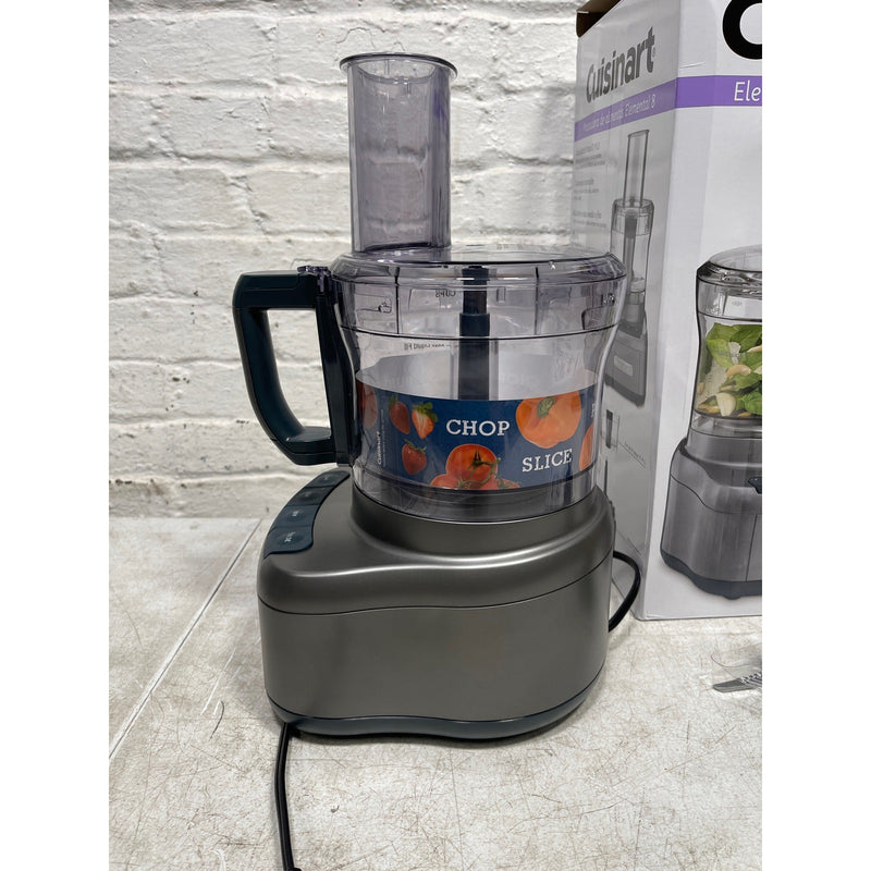 Cuisinart 8 Cup Food Processor, 350-Watt Motor, Gunmetal Gray FP-8GMP1 BPA Free