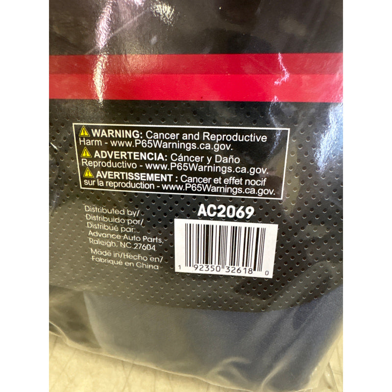 1-Pack AutoCraft Car/SUV/Truck Seat Cushion Black/Grey Universal Breathable