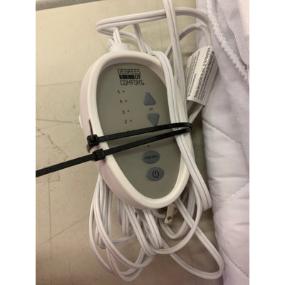 Degrees Of Comfort Queen Heated Mattress Pad with 2 Controllers