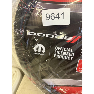 Plasticolor Dodge Deluxe Steering Wheel Cover, Leather-Like, Fits 14.5-15.5"