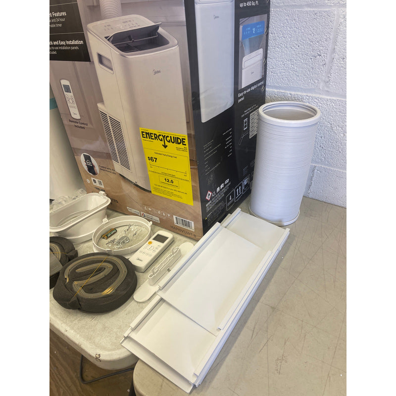 Midea Smart Air Conditioner 10,000 BTU DOE Portable with Wheels, Standup