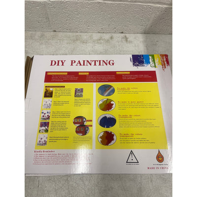 Paint by Numbers Kit for Adults Framed- Sunflower Canvas w Wooden Easel 20"x16"