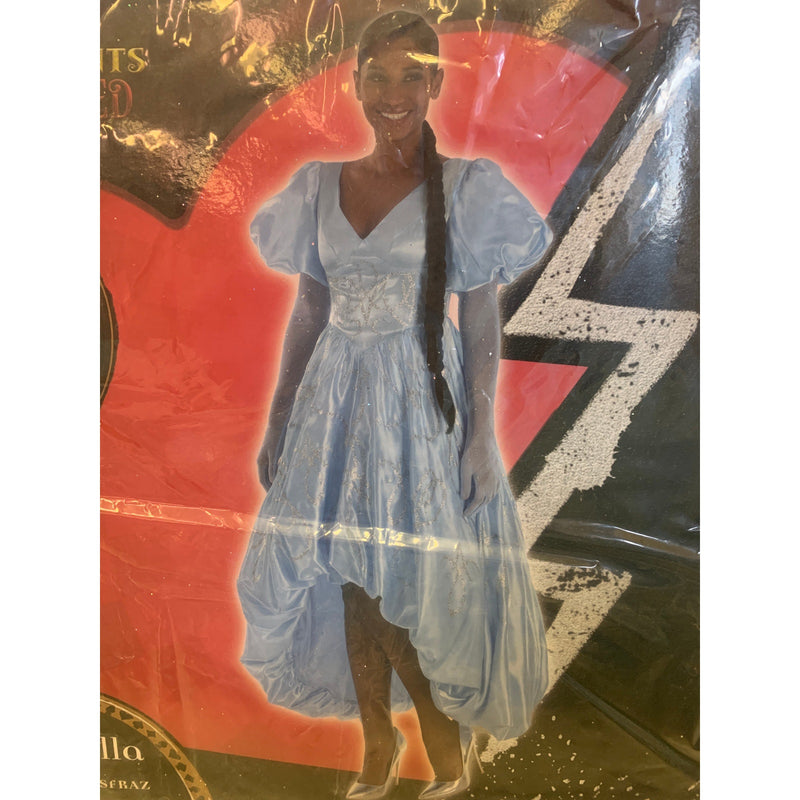 Party City Cinderella Costume, Disney Descendants 4  Blue Sparkly ADULT XL