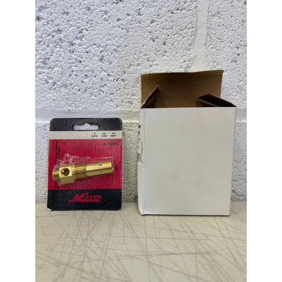 Milton S1091 Tank Check Valve 1/2" NPT, 3/8"M Compressor, Brass