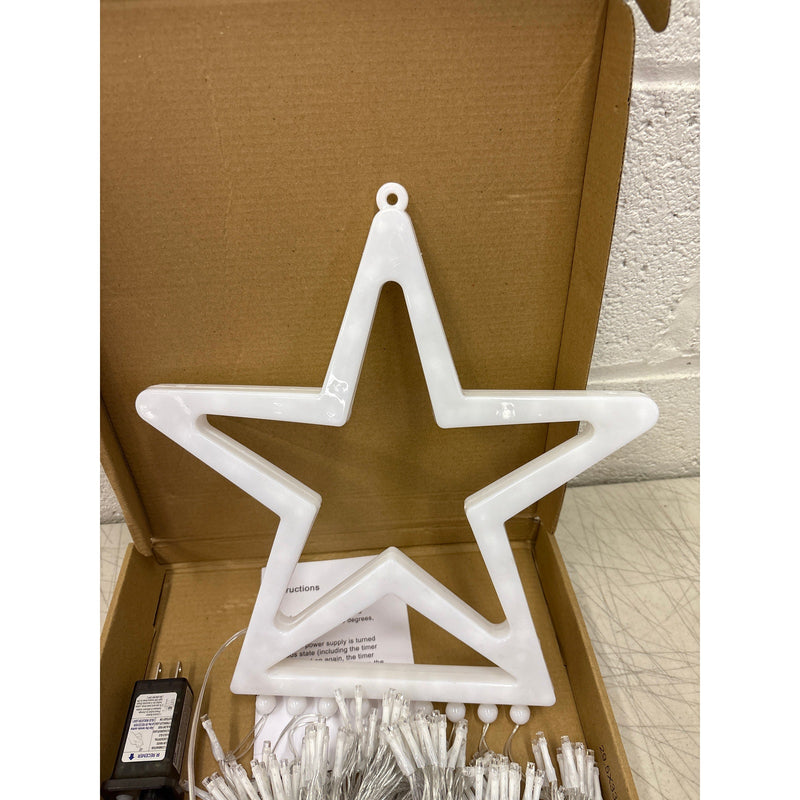 Christmas Decorations Outdoor,11.5 ft 317 LED Star Christmas Tree Lights,8 Modes
