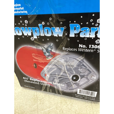 Snowplow Aftermarket Mfg Poly Spinner Disk 12-3/4 Inch O.D. with 1 Inch Shaft