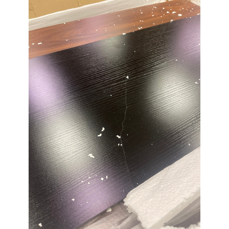 Tribesigns 2 Person Desk, Double Office Desk for Two People, Face to Face, Brown