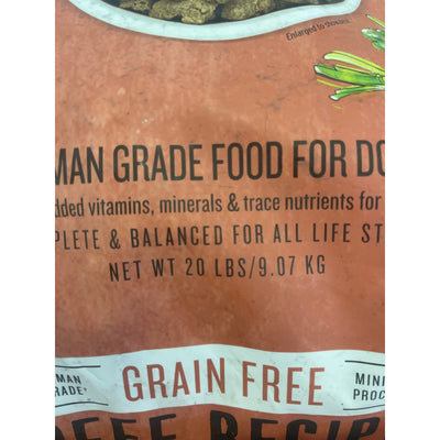 The Honest Kitchen Whole Food Clusters Grain Free Beef Dry Dog Food, 20 lb Bag