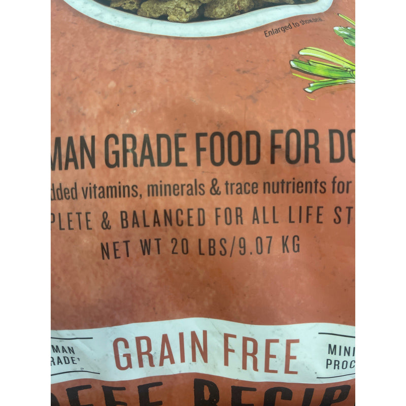 The Honest Kitchen Whole Food Clusters Grain Free Beef Dry Dog Food, 20 lb Bag