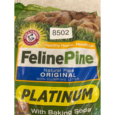 Feline Pine Platinum Non-Clumping Cat Litter Lightweight Unscented - 18lb.