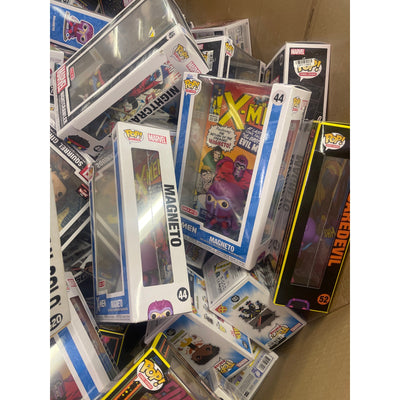 Pallet-of-400 FUNKO POPS, BIG & SMALL, Star Wars, Marvel, WWE, Justice League, Avengers - POP!