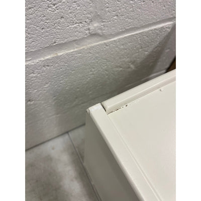 KASLANDI Solid Wood Nightstand with Legs, 2 Drawers & 2 Tier Shelf - Beige READ